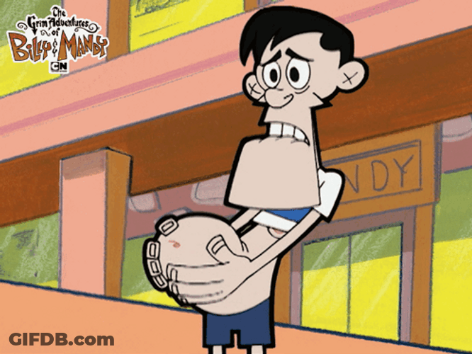 Grim With Big Tummy GIF