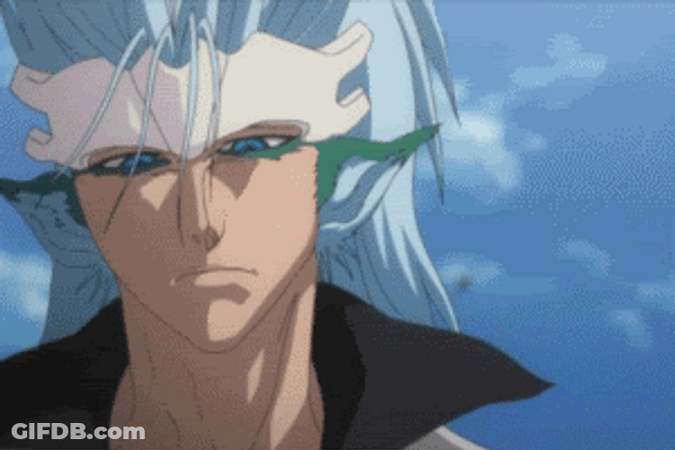 Grimmjow Attacked From Behind GIF