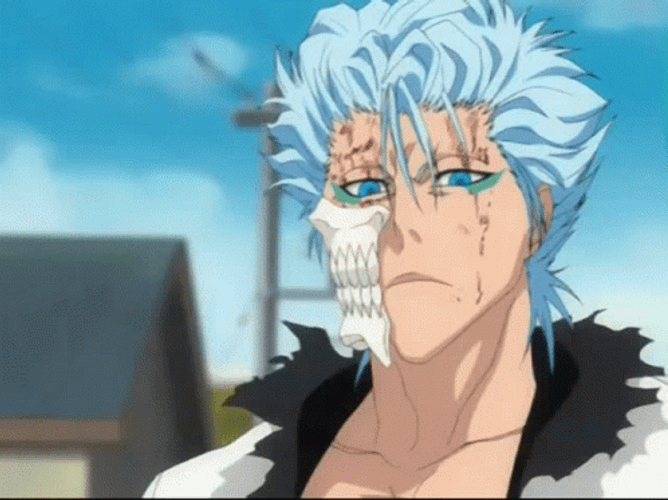 Grimmjow Attacking Ichigo From Air GIF