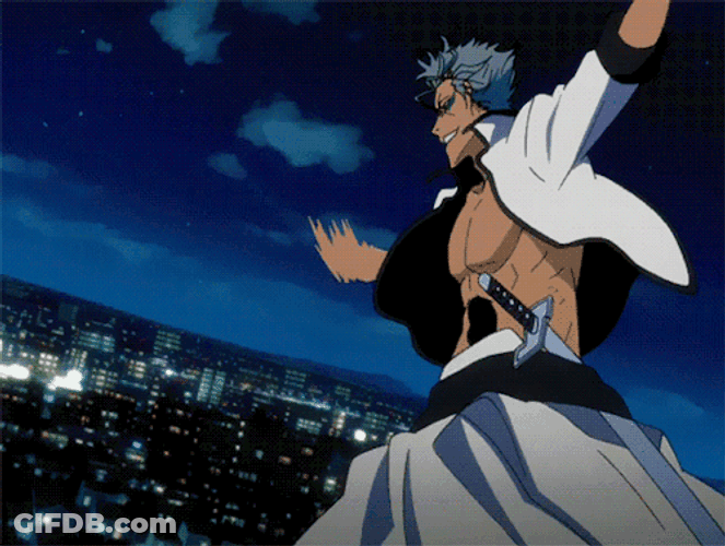 Grimmjow Floating In Air GIF