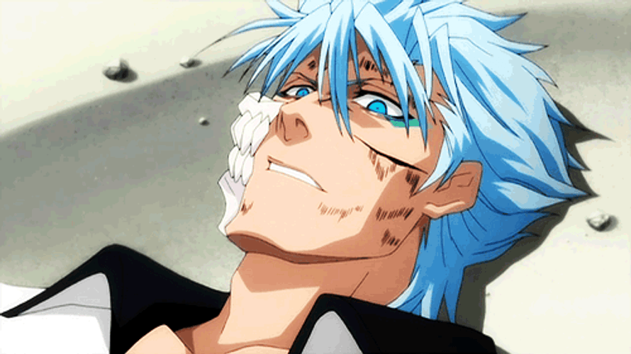 Grimmjow Glitch Art GIF