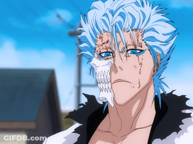 Grimmjow Grinning Face GIF