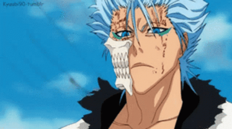 Grimmjow Looking Straight GIF