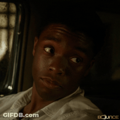 Grin Face Chadwick Boseman GIF