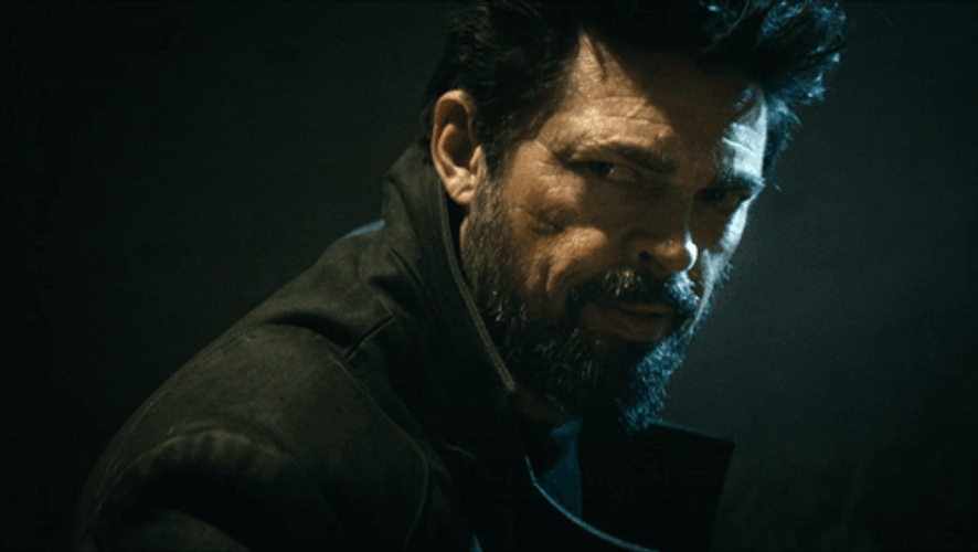 Grin Scary Stare Billy Butcher GIF
