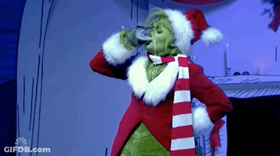 Grinch Almost Got Heart Attack GIF