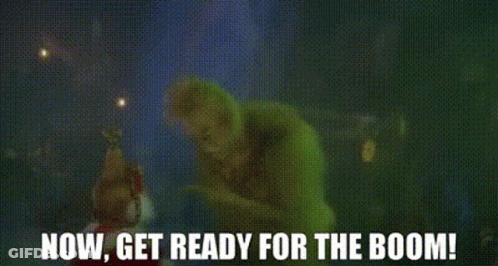 Grinch Boom GIF