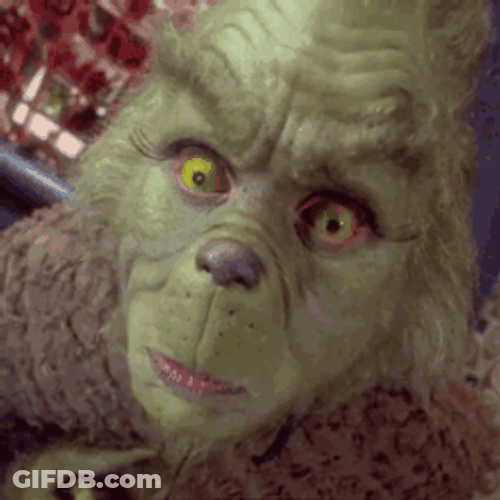 Grinch Confused Quick Smile GIF