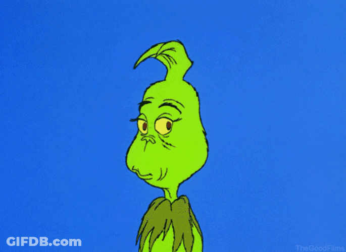 Grinch Heart On His Head GIF