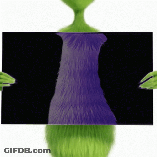 Grinch Heart Slowly Pop Up GIF