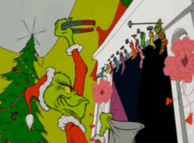 Grinch Looting GIF