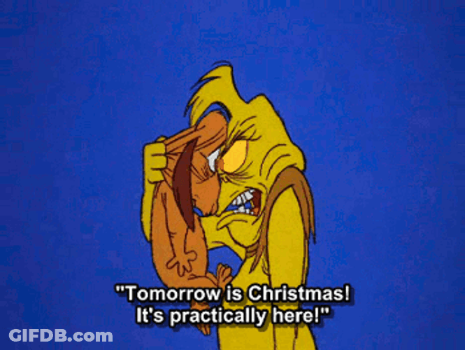 Grinch Mad Smile Tomorrow Is Christmas GIF