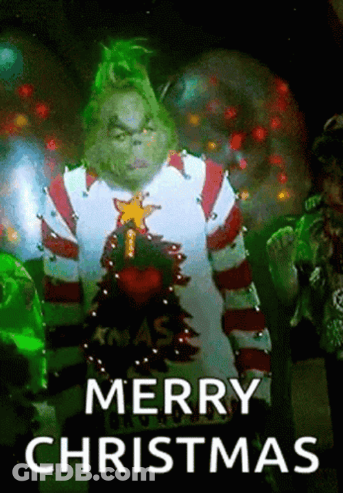 Grinch Merry Xmas GIF