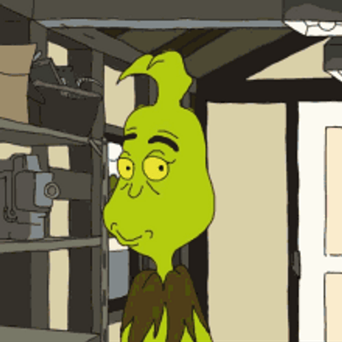 Grinch Rick Morty GIF