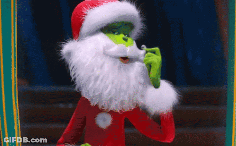 Grinch Santa Claus GIF