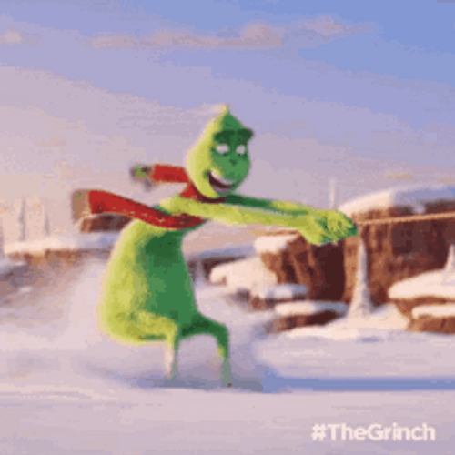 Grinch Skating GIF