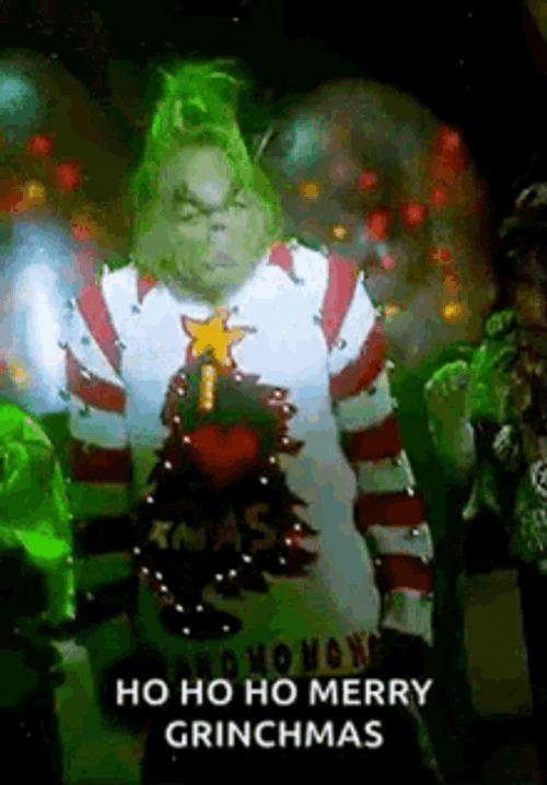 Grinch Sweater GIF