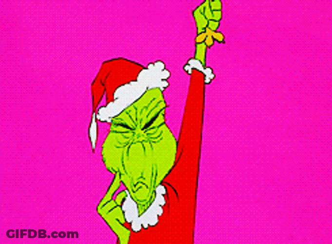 Grinch With A Sad Heart GIF