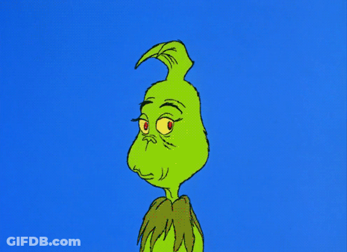 Grinch With Blue Sky GIF