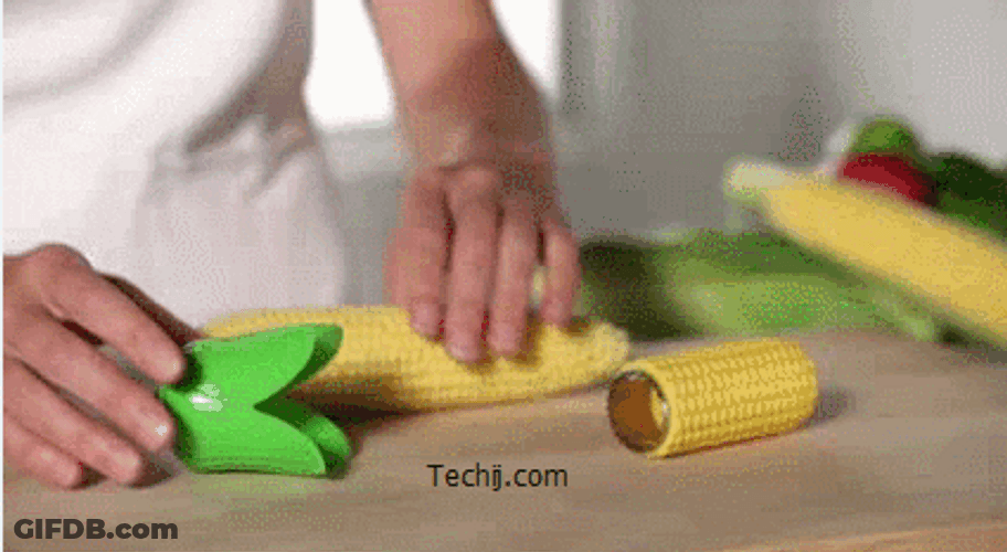 Grinding Fake Corn Experiment GIF