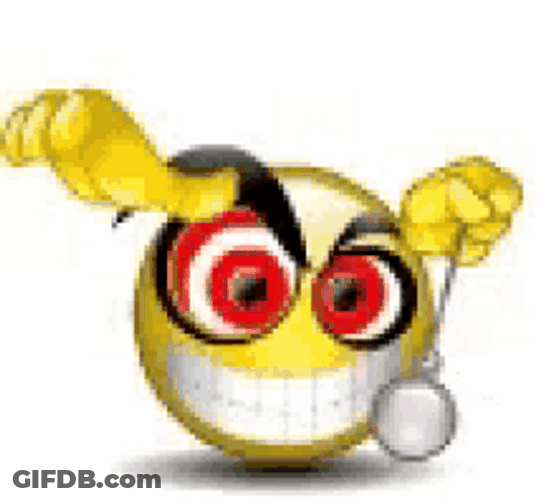 Grinning Emoji Hypnotize With Necklace GIF