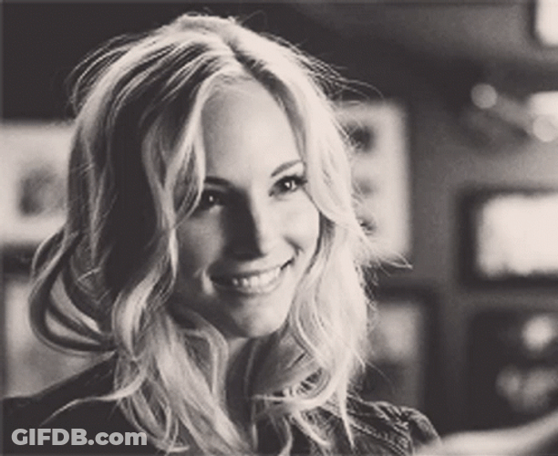 Grinning Girl Candice King GIF