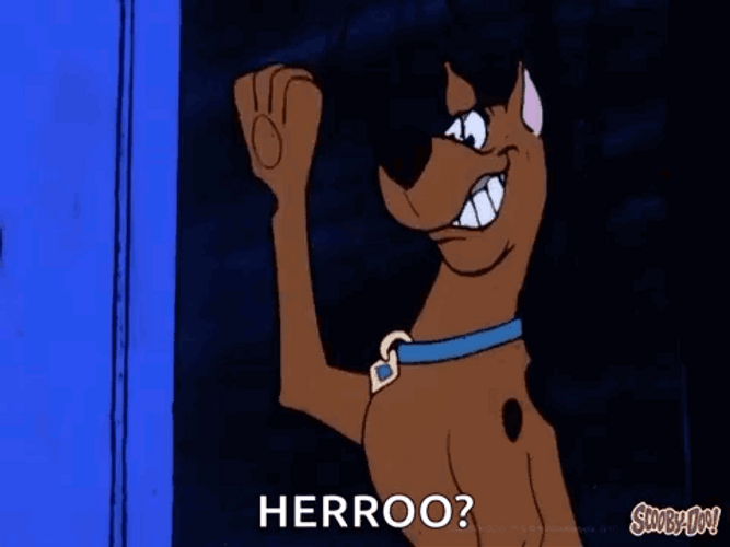 Grinning Scooby Doo Hero Wave GIF