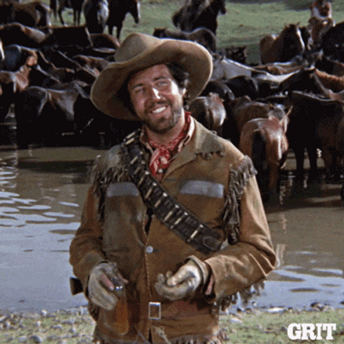Grit Cowboys Draw And Shoot GIF
