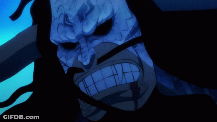 Gritting His Teeth Kaido GIF
