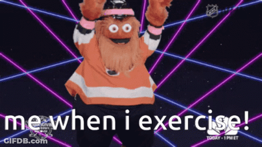 Gritty Me When I Exercise GIF
