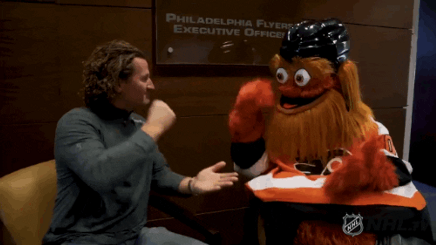 Gritty Playing Rock Paper Scissors GIF