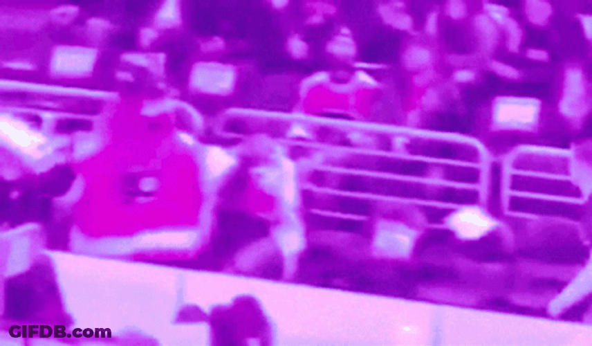 Gritty Throws Cake GIF