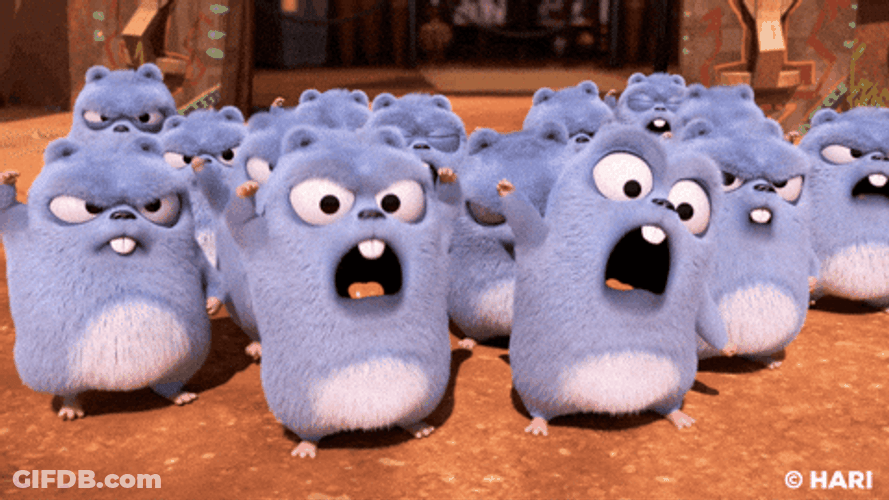Grizzy And The Lemmings Cute Riot GIF