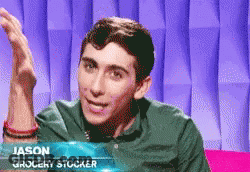 Grocery Stocker Jason Sitting GIF
