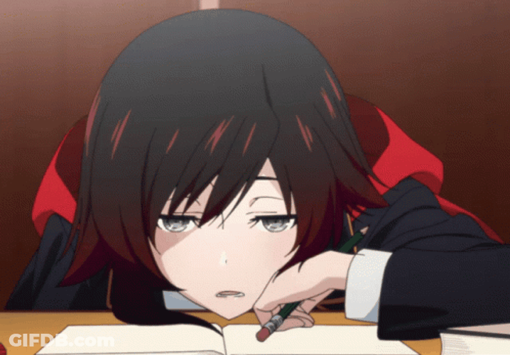 Groggy Anime Character GIF