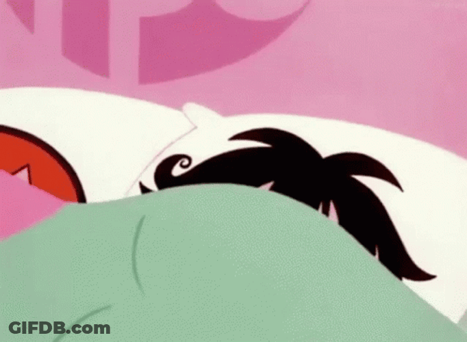 Groggy Buttercup Waking Up GIF