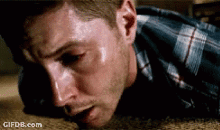 Groggy Jensen Ackles GIF