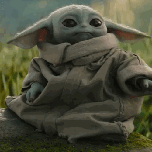 Grogu Face Reaction GIF