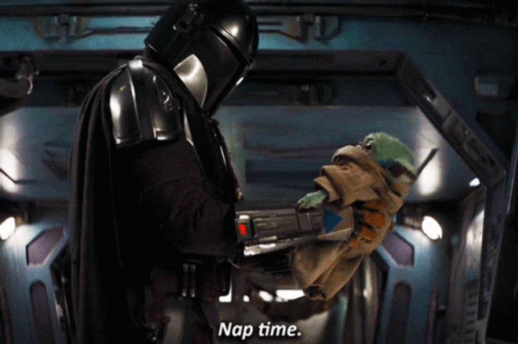 Grogu It's Nap Time Now GIF