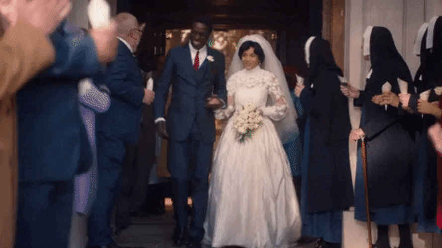 Groom Bride Call The Midwife GIF