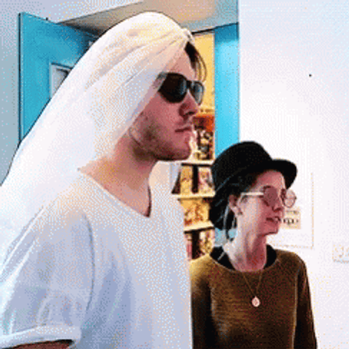 Groom Bride Zalfie Zoella GIF