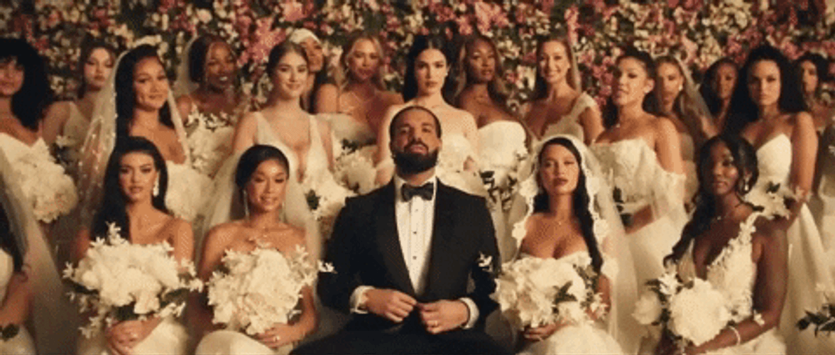 Groom Brides Falling Back GIF