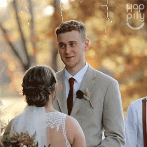 Groom Crying Happily GIF