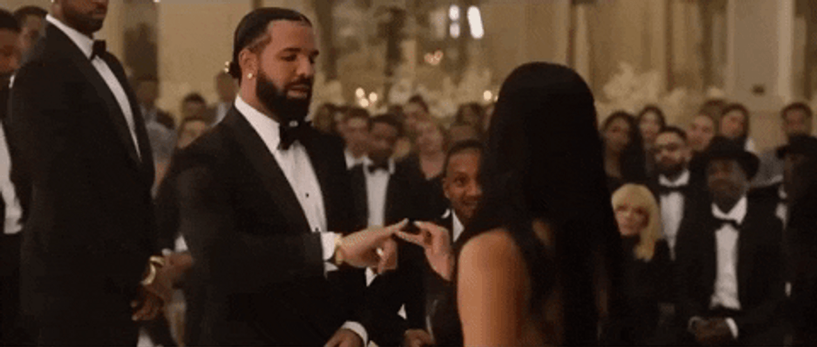 Groom Drake Pinky Promise Wedding GIF