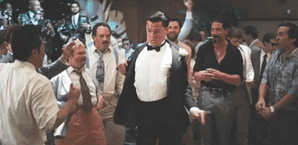 Groom Leonardo DiCaprio Dance GIF