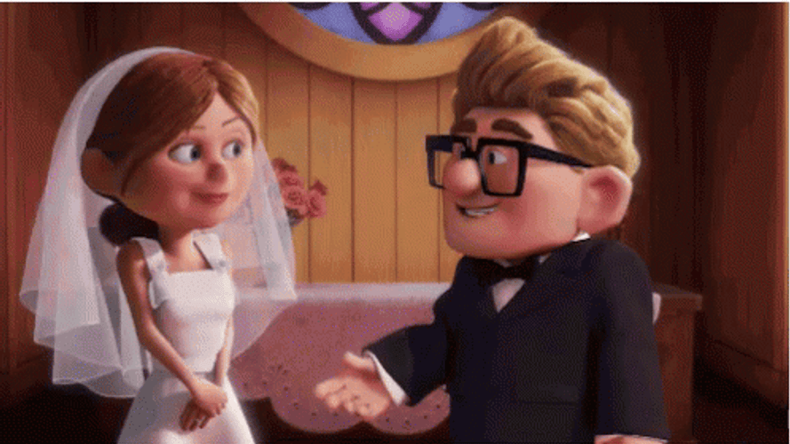 Groom Up Carl Fredricksen GIF