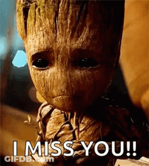 Groot I Miss You GIF