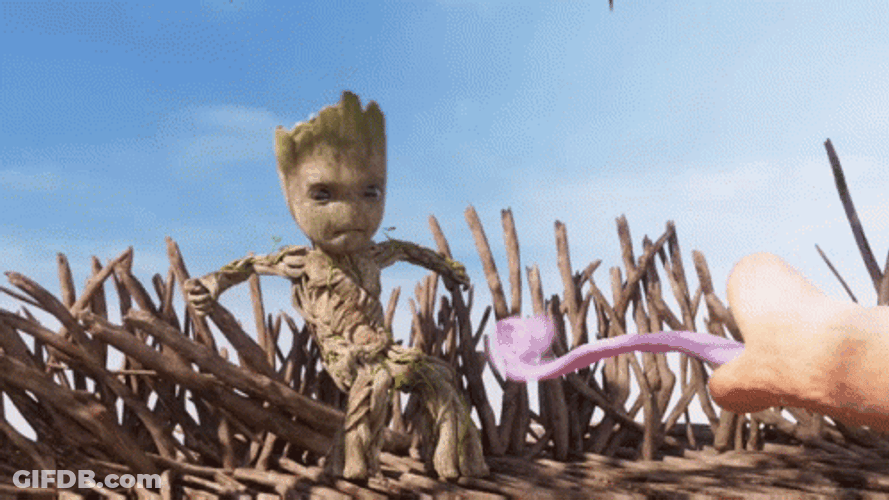 Groot Pissed Off GIF