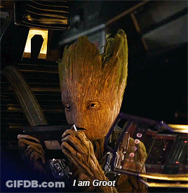 Groot Saying I Am Groot GIF