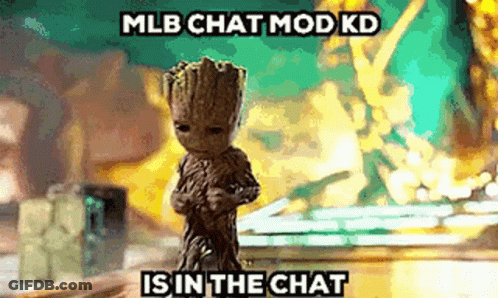 Groot Standing On Table GIF